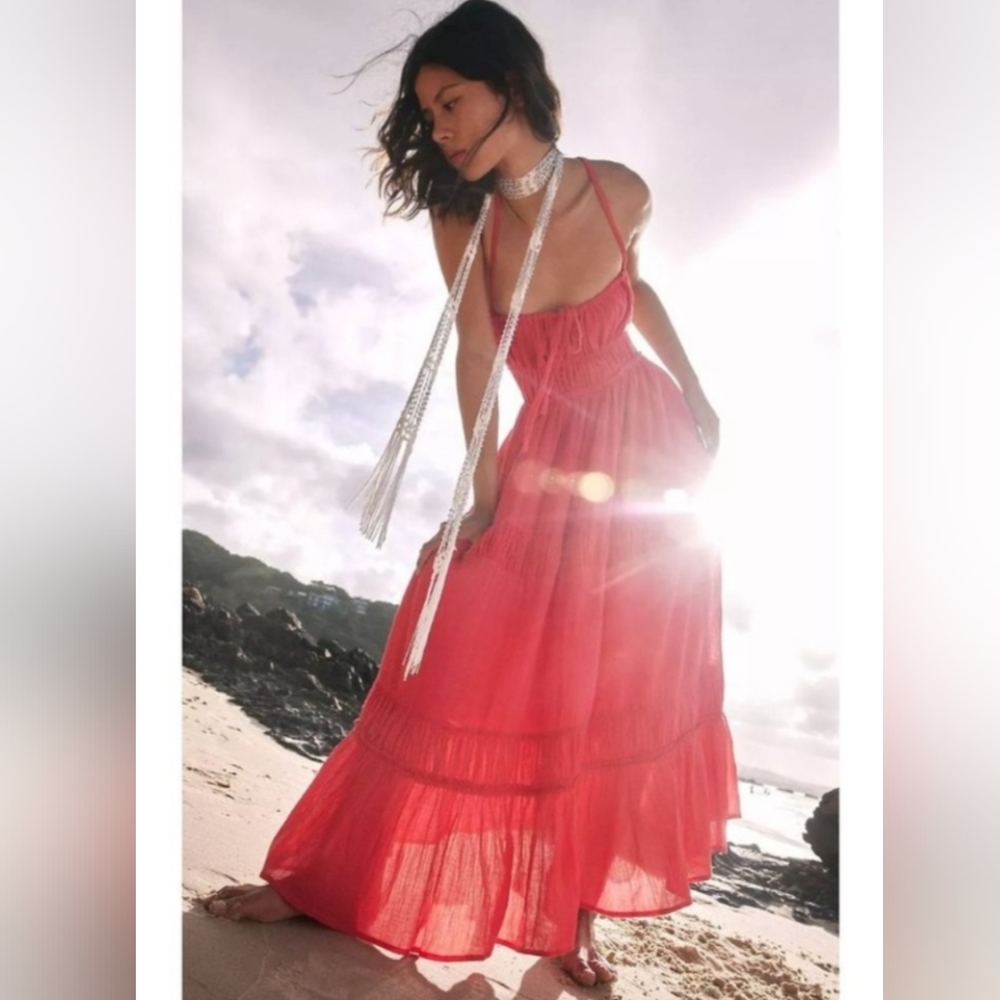 NWOT Free People Taking Sides Talking Roses sz L